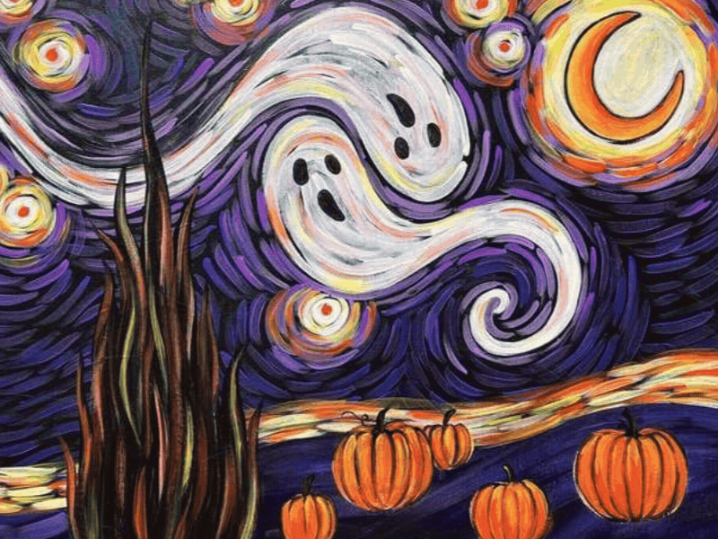 Van Gogh's Starry Night - Halloween 